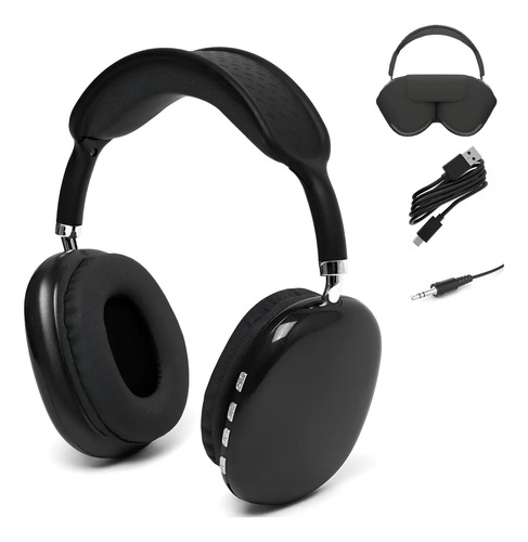 Auriculares Vincha Bluetooth Inalámbricos Tipo C Con Estuche