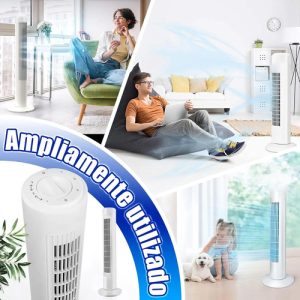 Ventilador De Torre Circulador Oscilante Portátil Silencioso: imagen 6