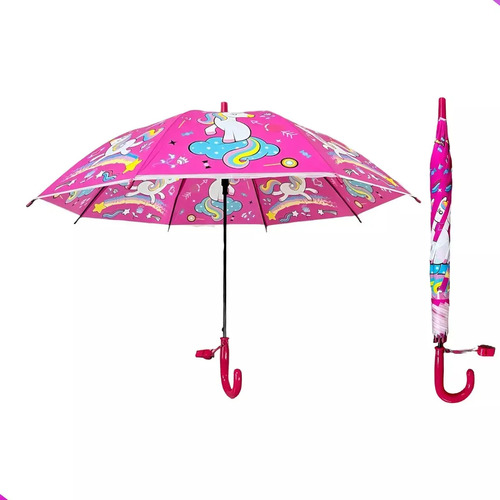 Paraguas Infantil Con Chifle Para Niños Diseños Para Lluvia