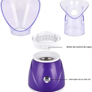 Vaporizador Facial Térmico Profesional | Limpieza Profunda De Poros, Acné Y Puntos Negros | Everest Función Aromaterapia Y Descongestivo | Apagado Automático | Piel Joven Y Sana: imagen 6