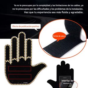 Luz Led Para Auto En Forma De Dedo Con Control Gesto De Mano: imagen 4