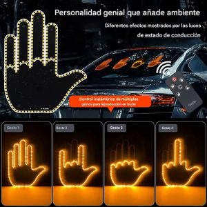 Luz Led Para Auto En Forma De Dedo Con Control Gesto De Mano: imagen 8