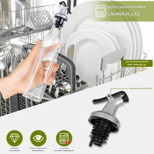 Dispensador Everest Para Aceite Y Vinagre 250 Ml