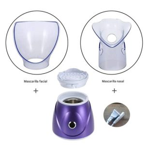 Vaporizador Facial Térmico Profesional | Limpieza Profunda De Poros, Acné Y Puntos Negros | Everest Función Aromaterapia Y Descongestivo | Apagado Automático | Piel Joven Y Sana: imagen 2