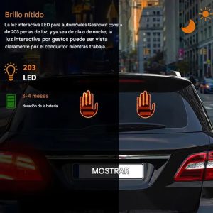 Luz Led Para Auto En Forma De Dedo Con Control Gesto De Mano: imagen 5