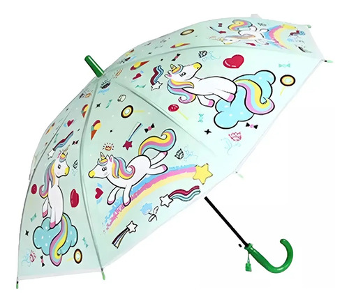 Paraguas Infantil Con Chifle Para Niños Diseños Para Lluvia