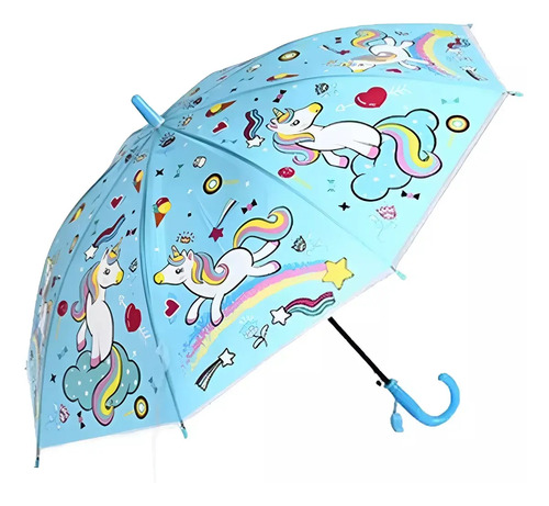 Paraguas Infantil Con Chifle Para Niños Diseños Para Lluvia