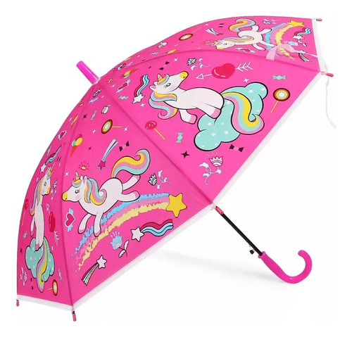 Paraguas Infantil Con Chifle Para Niños Diseños Para Lluvia