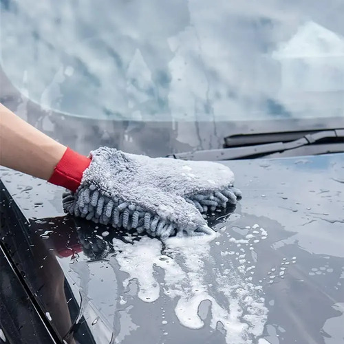 Guantes Limpiadores De Microfibra Para Auto Y Hogar Multiuso