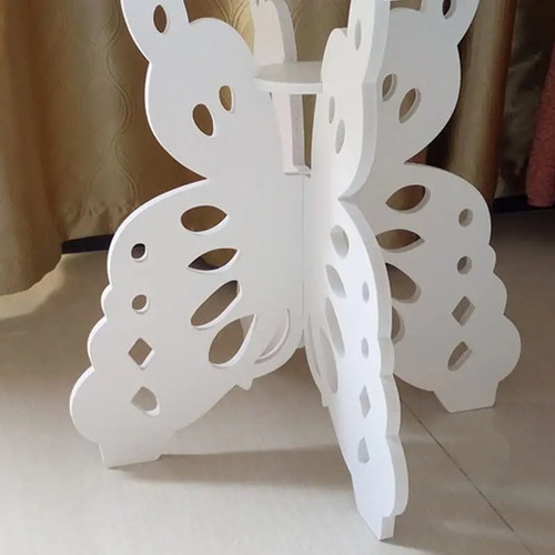 Mesa De Centro Redonda Con Diseño De Mariposas Moderna Deco