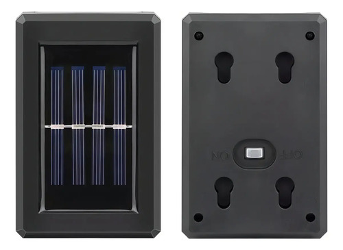 Foco Lámpara Aplique Solar Led Decoración Fotocélula Calida