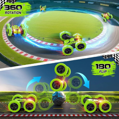 Auto Stunt 360° Con Control Batería Recargable 4x4 Car (C)