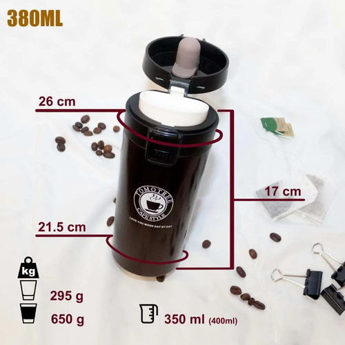 Vaso Térmico Everest Termic 380ml Con Tapa