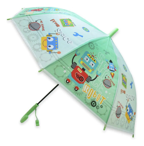 Paraguas Infantil Con Chifle Para Niños Diseños Para Lluvia