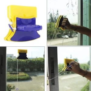 Limpia Vidrios Magnético Rápida Limpieza De Ventanas Hogar (C): imagen 7