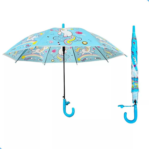 Paraguas Infantil Con Chifle Para Niños Diseños Para Lluvia