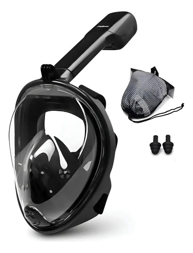 Mascara De Buceo Profesional Snorkel Cubre Cara Completa (C)