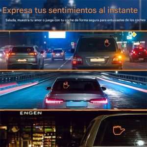 Luz Led Para Auto En Forma De Dedo Con Control Gesto De Mano: imagen 10