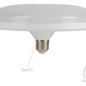 Plafón Led Luminaria 20w Con Rosca E27 Exterior E Interior (C): imagen 4