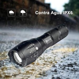 Linterna Recargable Led Unilamp Con Zoom 4000lm Usb 200m Camping: imagen 5