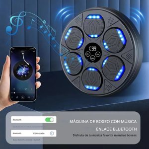 Máquina De Boxeo Para Niños Bt Negra Con Luz Y Sonido, Everest, Registra Hasta 5 Golpes Y 7 Niveles De Dificultad, Ideal Para Ejercitarse, Jugar Y Mejorar La Coordinación Divirtiéndose En Casa Negro: imagen 6