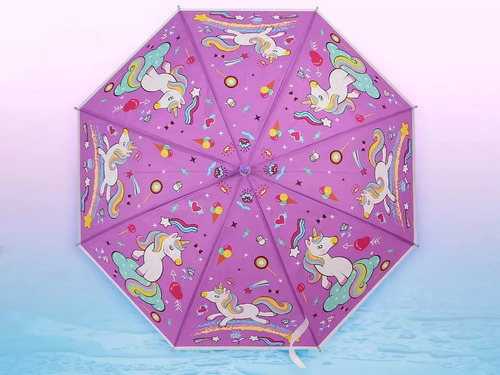 Paraguas Infantil Con Chifle Para Niños Diseños Para Lluvia
