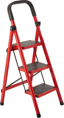 Escalera De 3 Peldaños Antideslizantes Metalica Modelo Ev