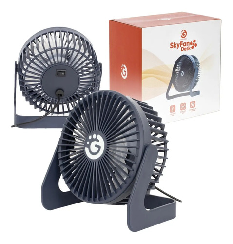 Ventilador Skyfan Desk Goldtech De Escritorio Cableado Usb