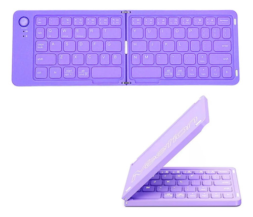 Teclado Plegable Bluetooth Inalámbrico Practico Cable Usb (C)