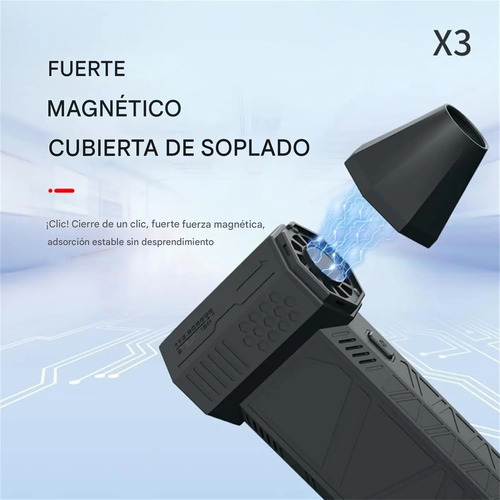 Mini Ventilador Soplador Seco Manual Súper Potente Portatil