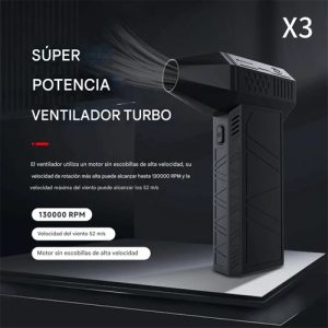 Mini Ventilador Soplador Seco Manual Súper Potente Portatil: imagen 4