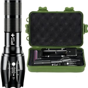 Linterna Recargable Led Unilamp Con Zoom 4000lm Usb 200m Camping: imagen 2