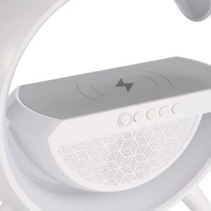 Lámpara Ambiente Con Cargador Inalámbrico De Mesa Bluetooth: imagen 5