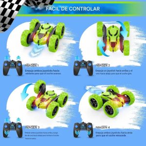 Auto Stunt 360° Con Control Batería Recargable 4x4 Car (C): imagen 9