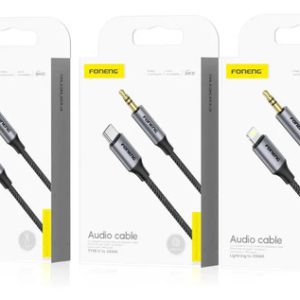 Cable De Audio 3.5mm Bm31 1mt Trenzado/metalico Foneng (C): imagen 2