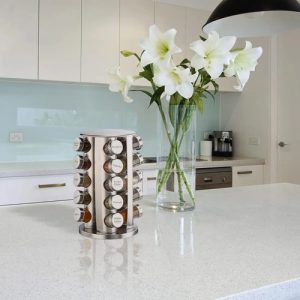 Especiero Giratorio Metal Base 20 Frasco De Vidrio Especias: imagen 16