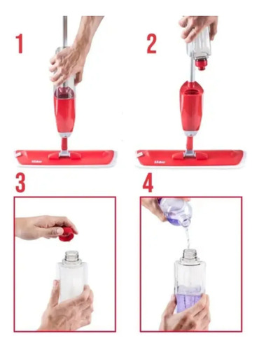 Mopa Spray 2 En 1 Para Piso Y Ventana Limpieza Rápida