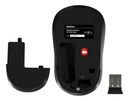 Mouse Inalámbrico R545 Meetion Con Conexión Usb Estable, Everest, Diseño Ergonómico De Agarre Cómodo, Alta Precisión, Ideal Para Oficina, Gaming, Compatible Con Windows Y Mac, Alta Calidad Aleatorio