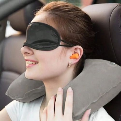 Comoda Almohada Afelpada De Viaje, Cervical