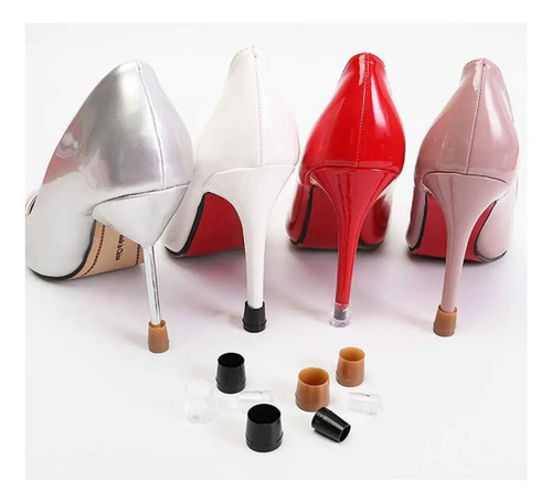 Tapa Protectora Para Taco Zapatos Antideslizante Mujer X Par