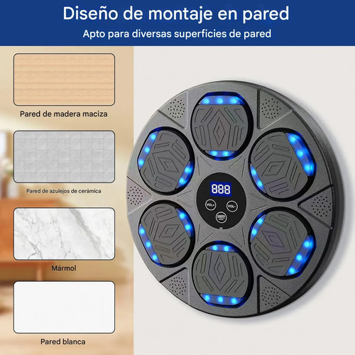 Máquina De Boxeo Para Niños Bt Negra Con Luz Y Sonido, Everest, Registra Hasta 5 Golpes Y 7 Niveles De Dificultad, Ideal Para Ejercitarse, Jugar Y Mejorar La Coordinación Divirtiéndose En Casa Negro