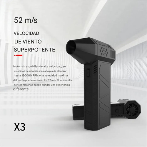 Mini Ventilador Soplador Seco Manual Súper Potente Portatil