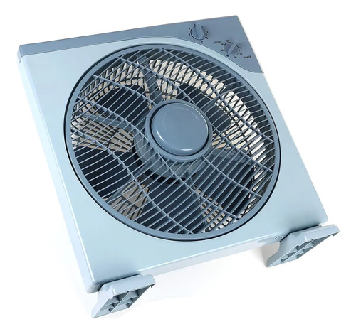 Turbo Ventilador Cuadrado Con Temporizador, Black Mount, Rejilla De Seguridad Y 3 Velocidades, Potente, Silencioso, Alta Calidad