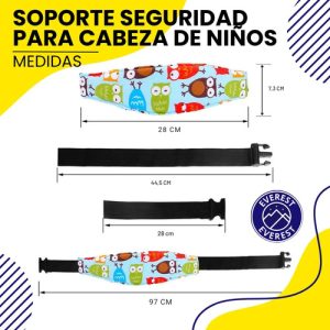 Everest Banda para asiento de bebe Sujetador de cabeza: imagen 8