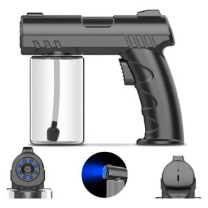Máquina De Desinfección Eléctrica Inalámbrica Portátil Pulverizador Con Luz Azul, Recargable Por Usb Everest Negro: imagen 7