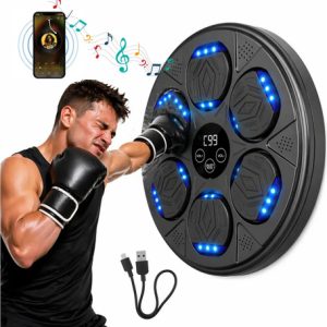 Máquina De Boxeo Para Niños Bt Negra Con Luz Y Sonido, Everest, Registra Hasta 5 Golpes Y 7 Niveles De Dificultad, Ideal Para Ejercitarse, Jugar Y Mejorar La Coordinación Divirtiéndose En Casa Negro: imagen 1