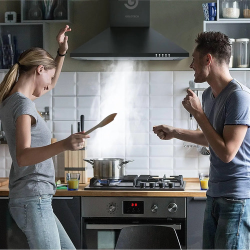 Extractor Campana D Cocina Goldtech Silencioso 3 Velocidades