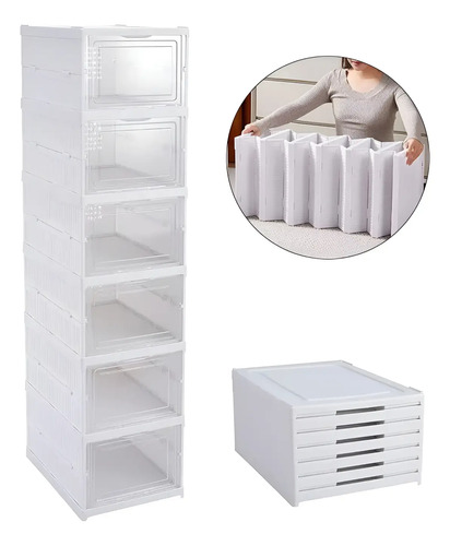 Caja Organizadora De Zapatos 6 Pisos Plegable
