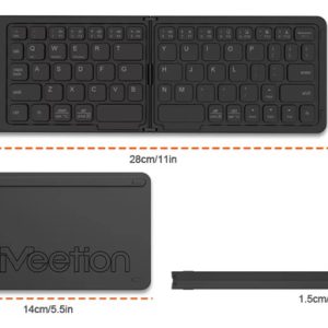 Teclado Plegable Bluetooth Inalámbrico Practico Cable Usb (C): imagen 18