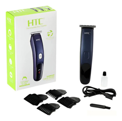 Cortapelo Htc At-506 Recargable Usb, Potente Y Compacto Color Azul